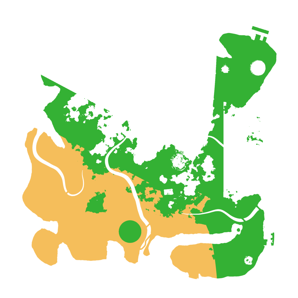 Biome Rust Map: Procedural Map, Size: 3500, Seed: 1536543832