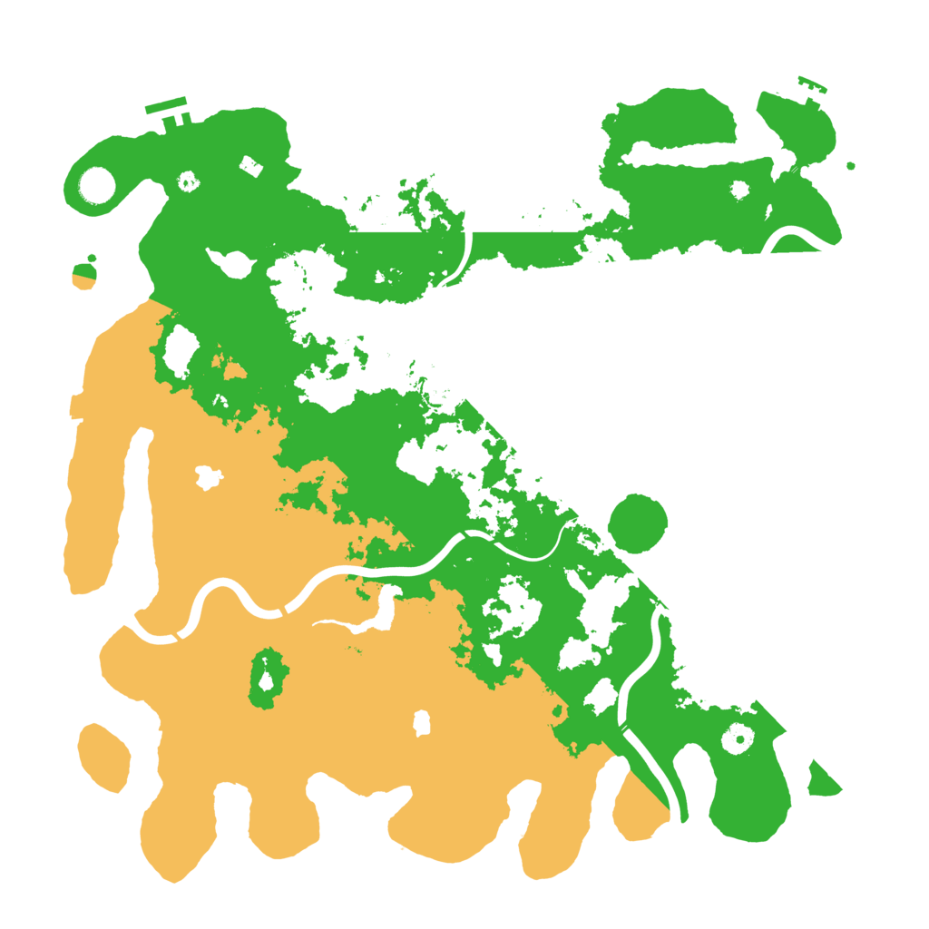 Biome Rust Map: Procedural Map, Size: 4500, Seed: 148796