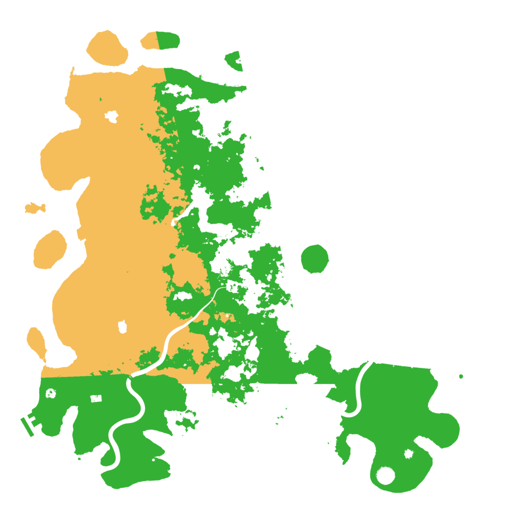 Biome Rust Map: Procedural Map, Size: 5000, Seed: 1306172948