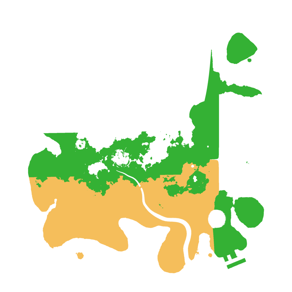 Biome Rust Map: Procedural Map, Size: 3000, Seed: 20260820
