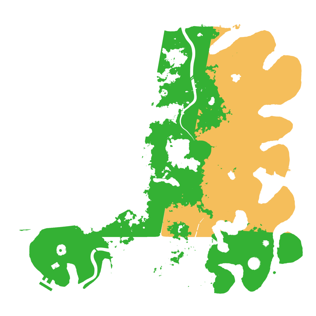 Biome Rust Map: Procedural Map, Size: 4500, Seed: 772357