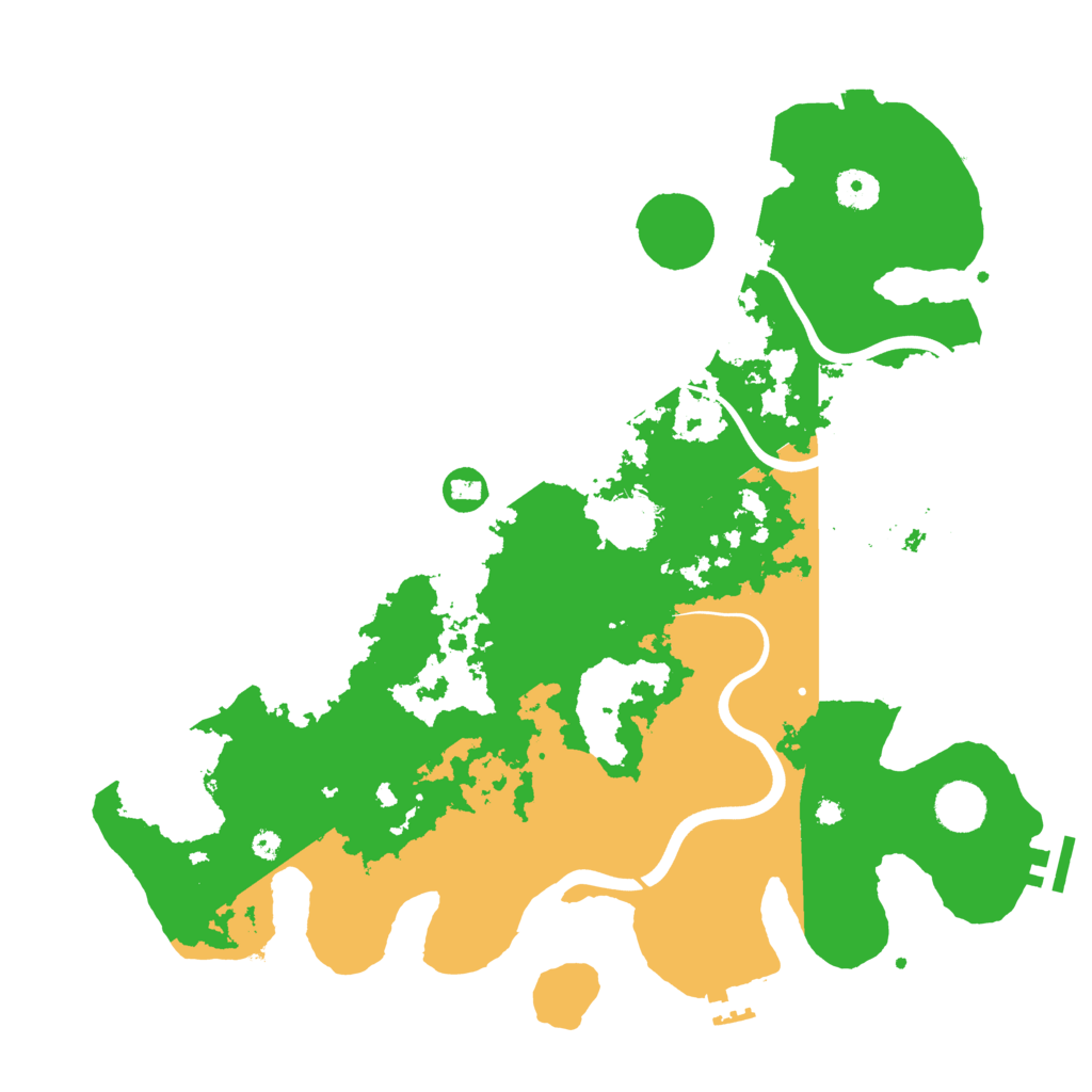 Biome Rust Map: Procedural Map, Size: 3900, Seed: 1283432430