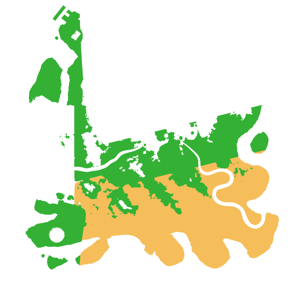 Biome Rust Map: Procedural Map, Size: 3500, Seed: 901812