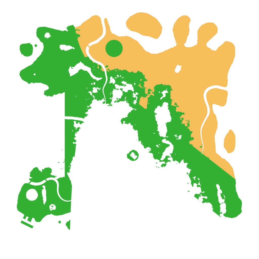 Biome Rust Map: Procedural Map, Size: 4000, Seed: 752827