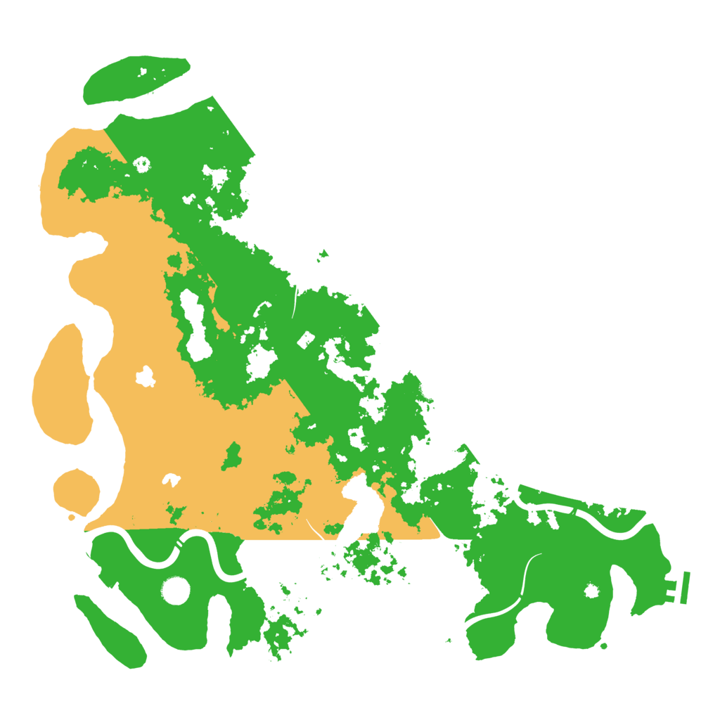 Biome Rust Map: Procedural Map, Size: 4500, Seed: 258465912