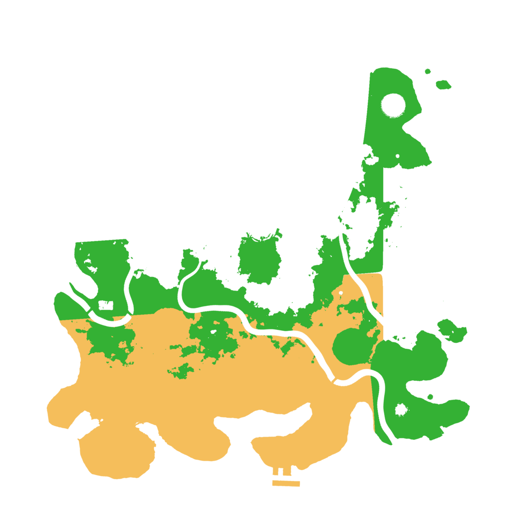Biome Rust Map: Procedural Map, Size: 3750, Seed: 7464282