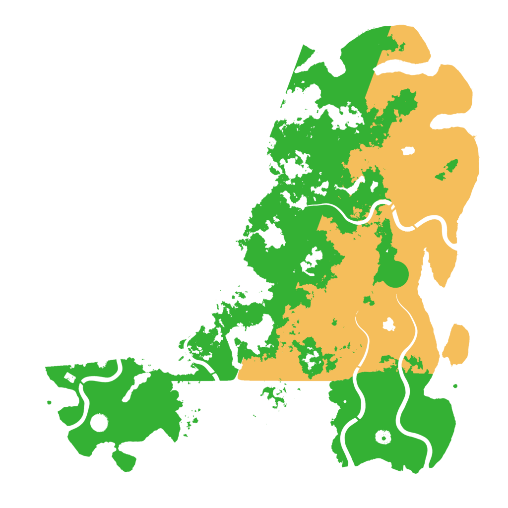Biome Rust Map: Procedural Map, Size: 5000, Seed: 9118413