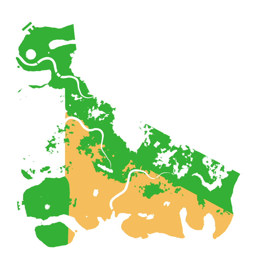 Biome Rust Map: Procedural Map, Size: 4500, Seed: 1891079584