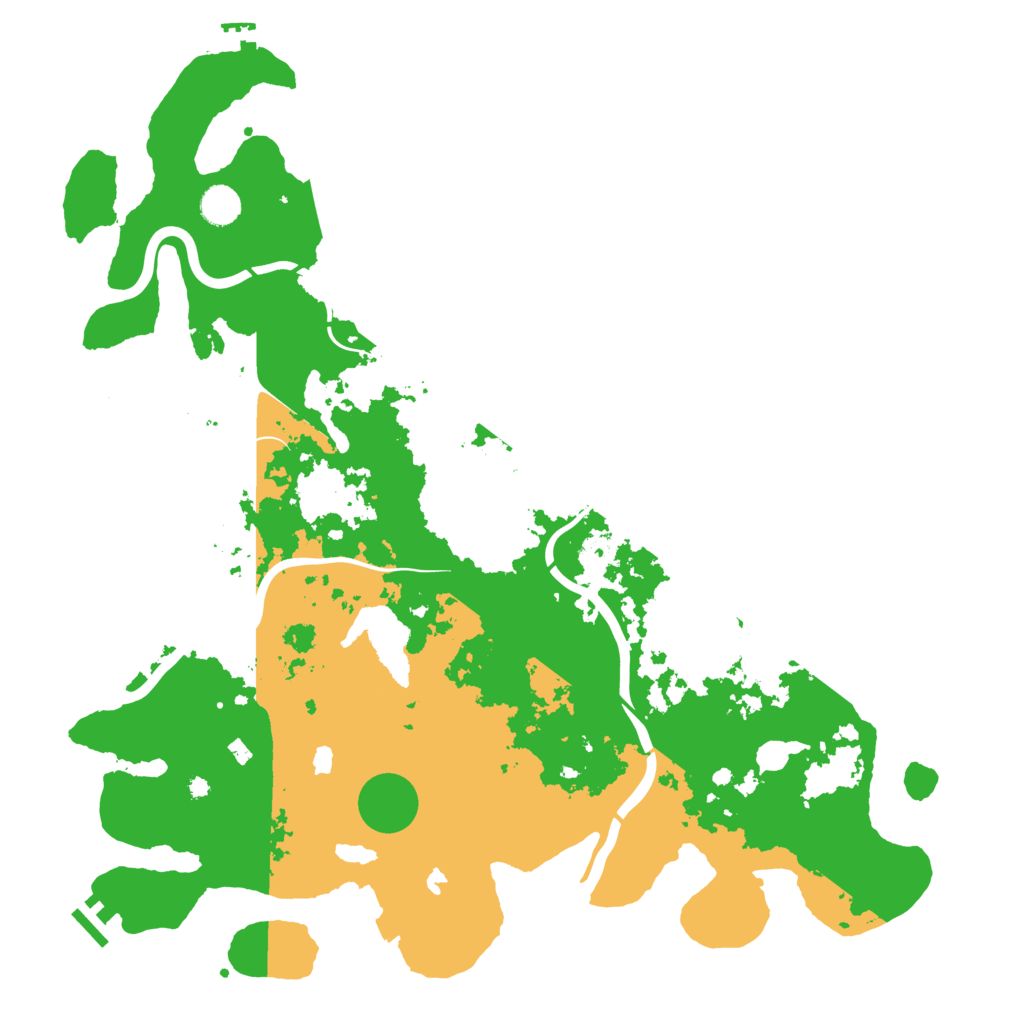 Biome Rust Map: Procedural Map, Size: 4500, Seed: 1926254356
