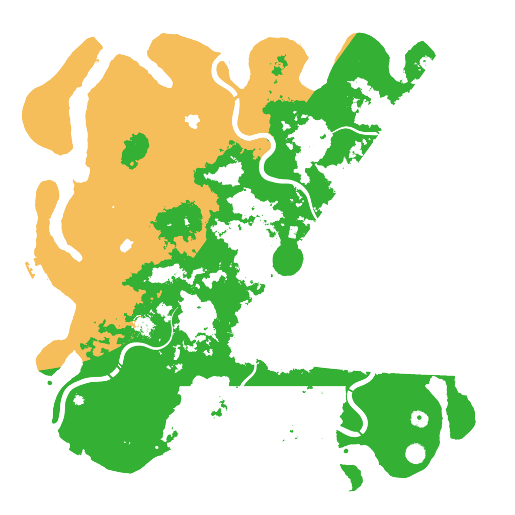 Biome Rust Map: Procedural Map, Size: 4500, Seed: 918651844