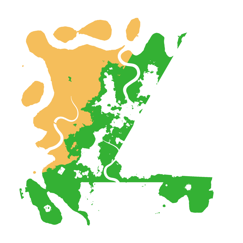 Biome Rust Map: Procedural Map, Size: 3500, Seed: 1416797411