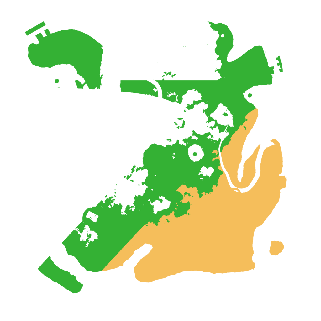 Biome Rust Map: Procedural Map, Size: 3000, Seed: 384815625