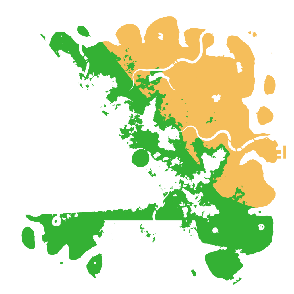 Biome Rust Map: Procedural Map, Size: 4500, Seed: 69213789