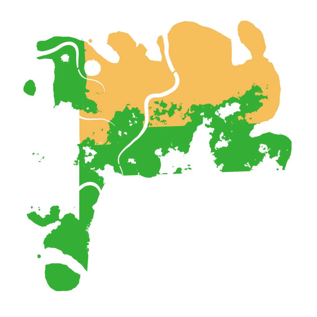 Biome Rust Map: Procedural Map, Size: 3500, Seed: 761280