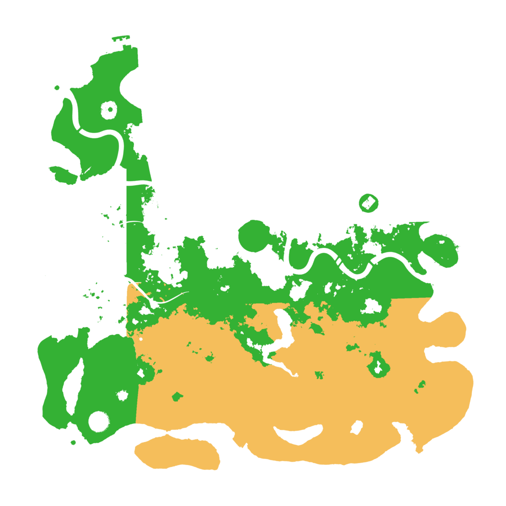 Biome Rust Map: Procedural Map, Size: 4300, Seed: 2032626122