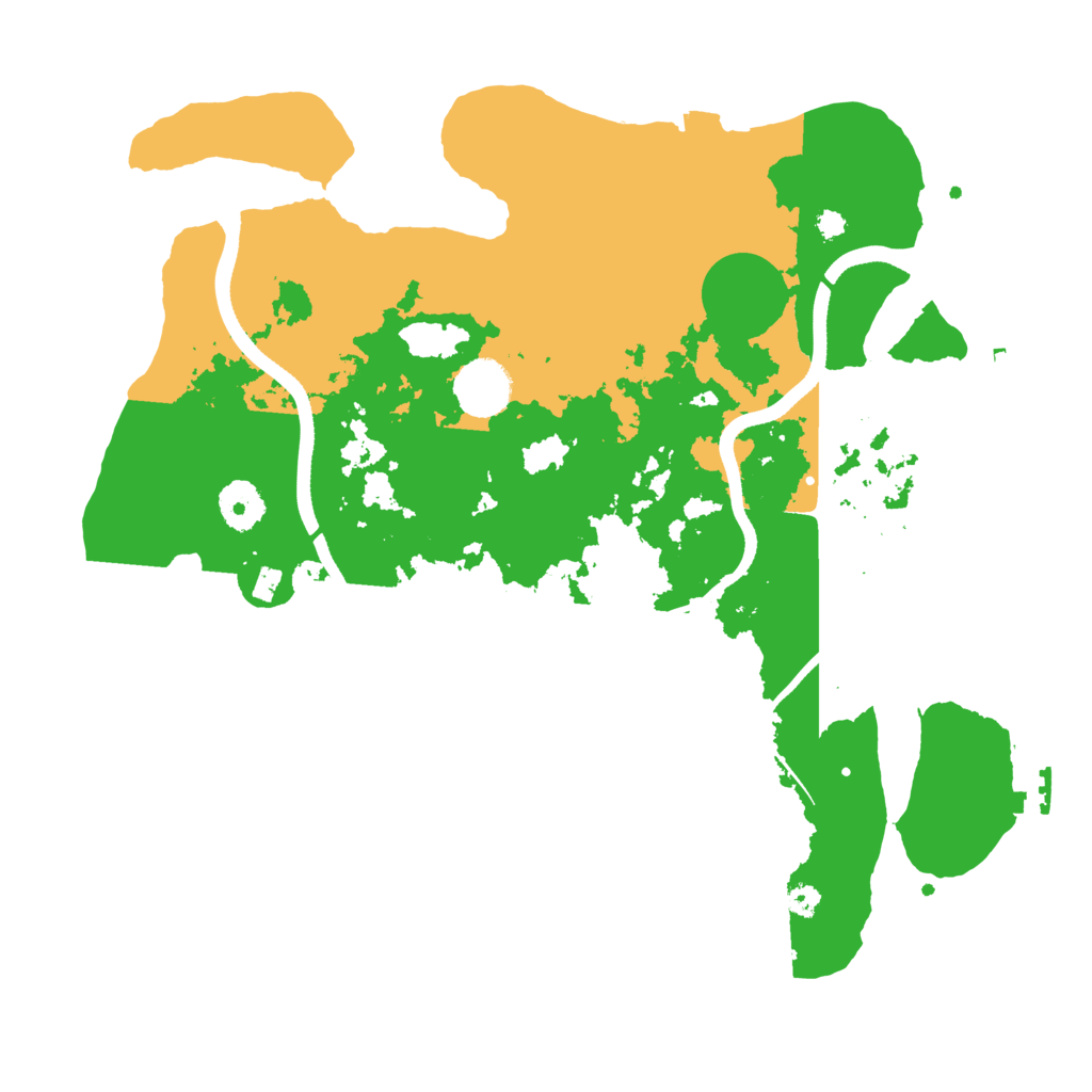 Biome Rust Map: Procedural Map, Size: 3500, Seed: 610962016