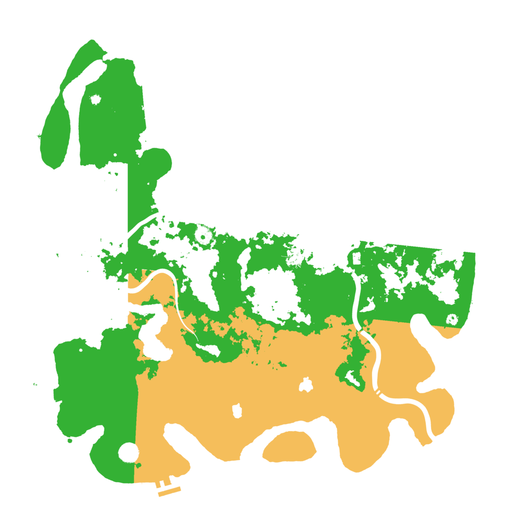 Biome Rust Map: Procedural Map, Size: 4500, Seed: 919878