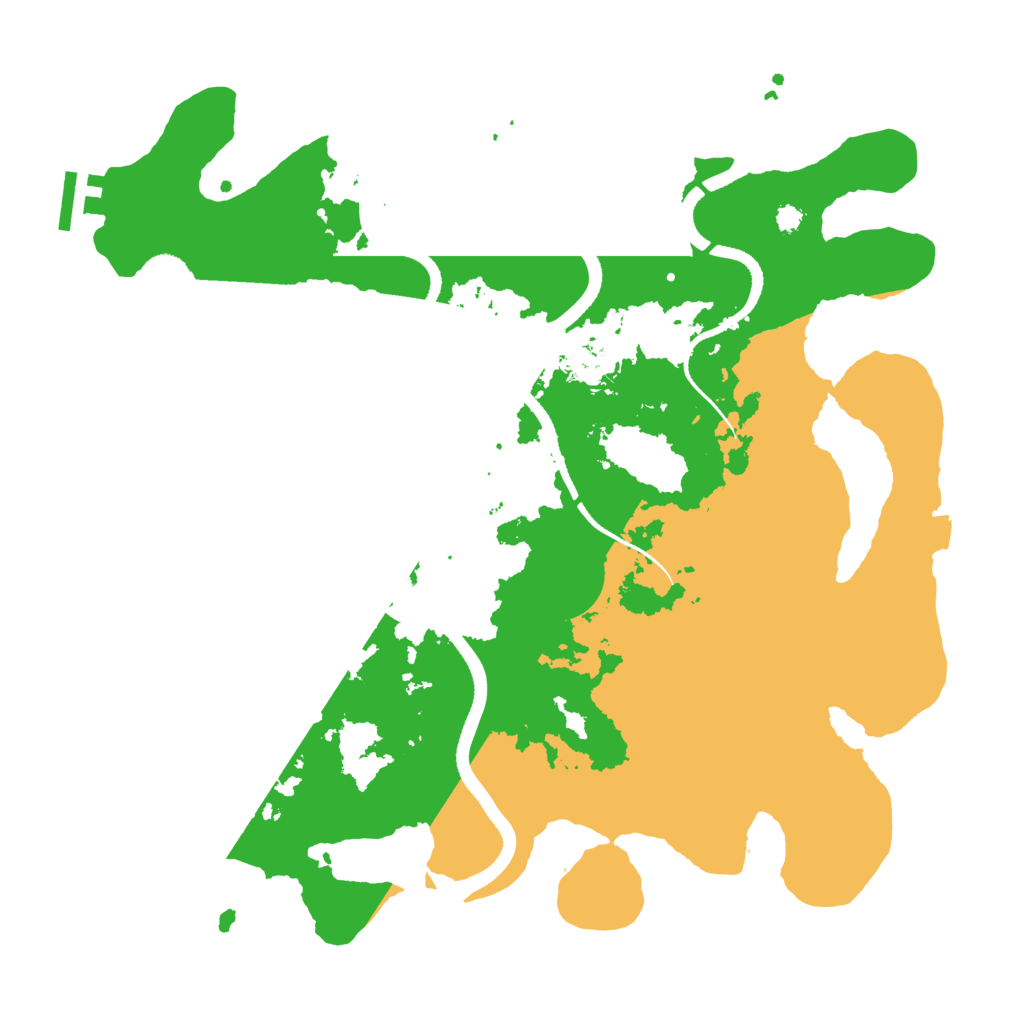 Biome Rust Map: Procedural Map, Size: 3500, Seed: 629736096