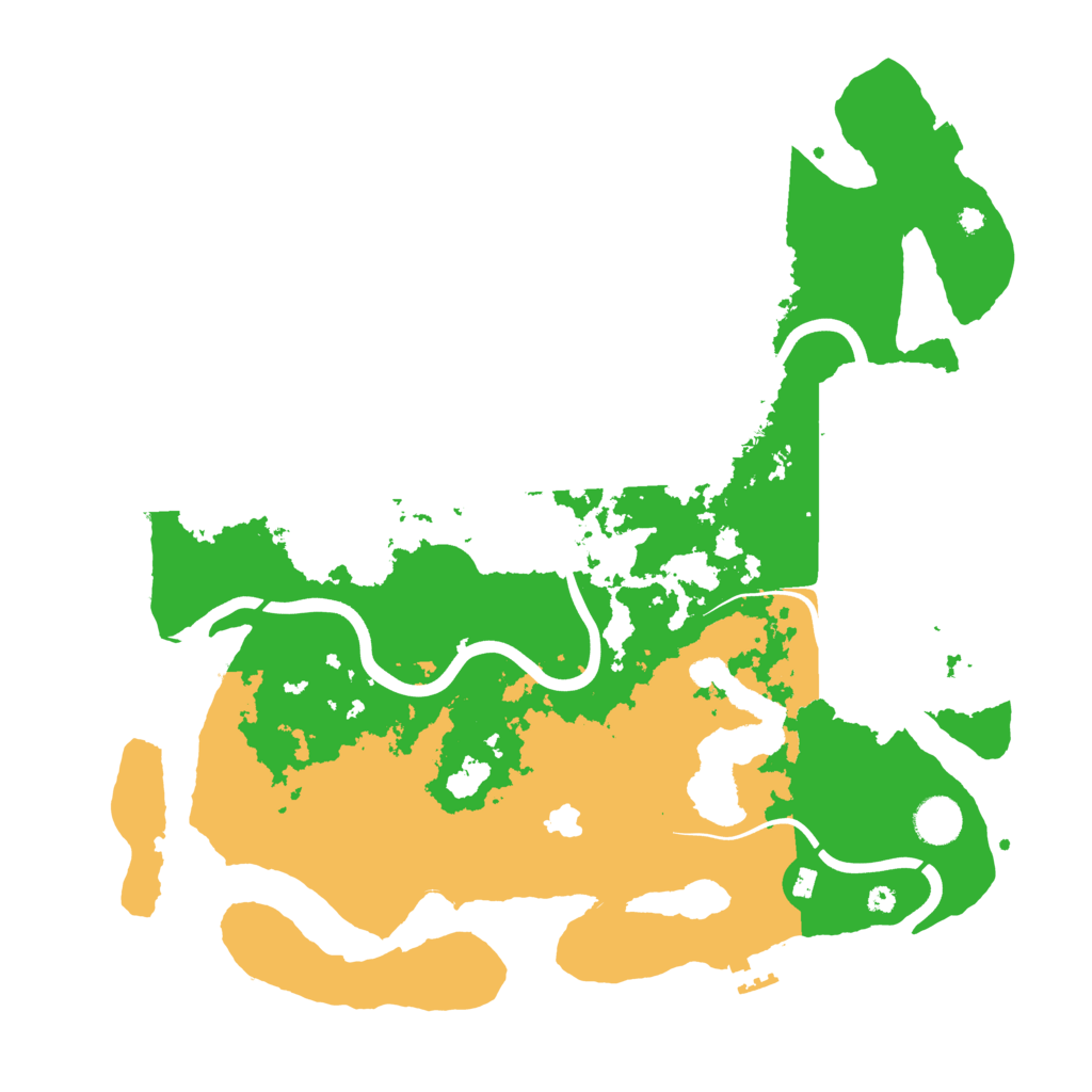 Biome Rust Map: Procedural Map, Size: 4000, Seed: 386177