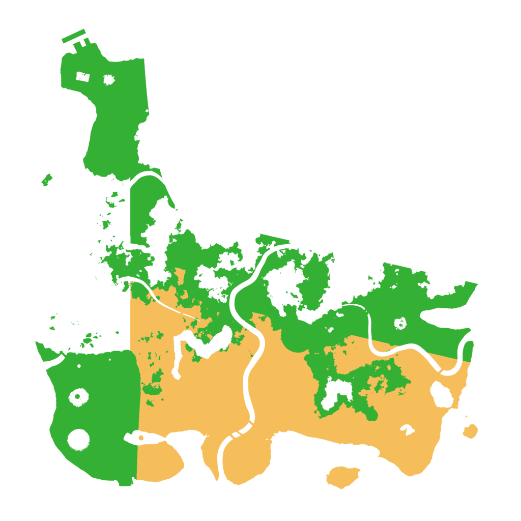 Biome Rust Map: Procedural Map, Size: 4250, Seed: 303867610
