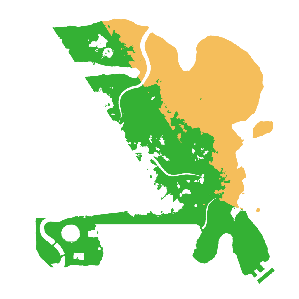 Biome Rust Map: Procedural Map, Size: 3000, Seed: 139249013