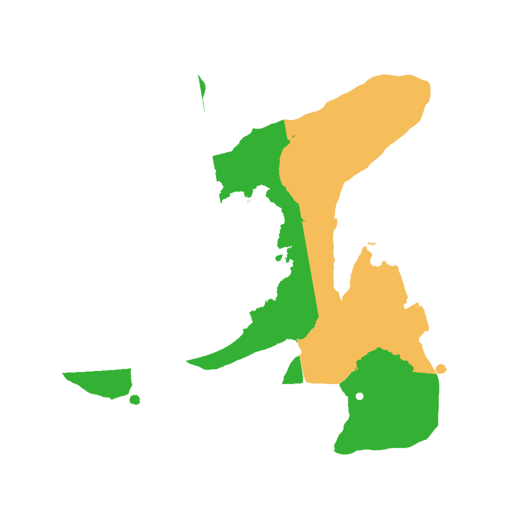 Biome Rust Map: Procedural Map, Size: 2000, Seed: 501388056