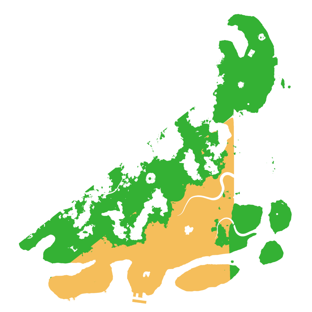 Biome Rust Map: Procedural Map, Size: 4500, Seed: 283469445