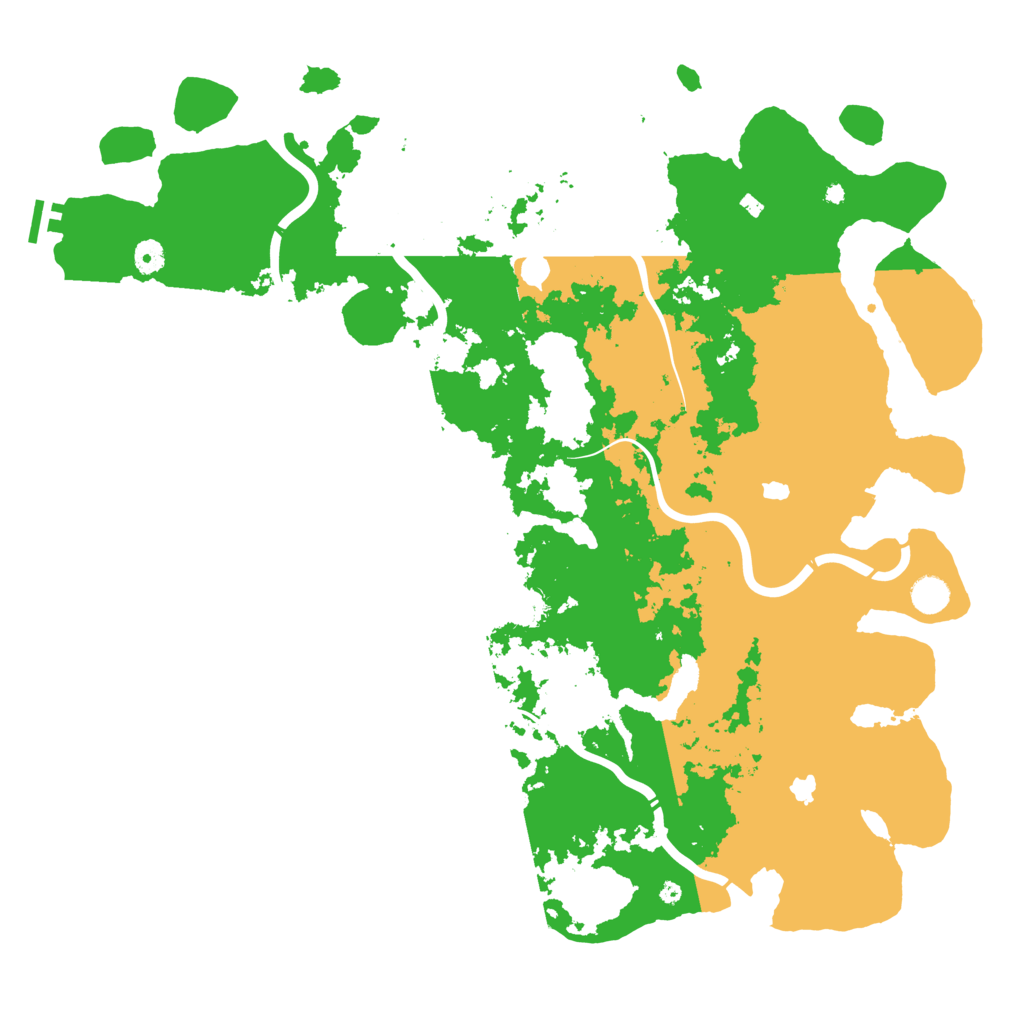 Biome Rust Map: Procedural Map, Size: 4750, Seed: 48936