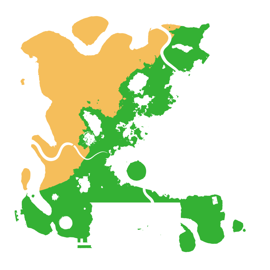 Biome Rust Map: Procedural Map, Size: 3750, Seed: 1690462800