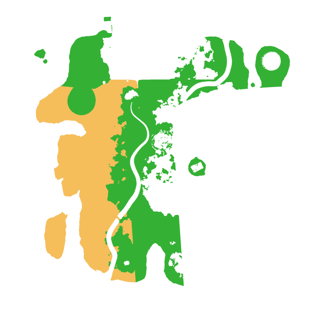 Biome Rust Map: Procedural Map, Size: 3000, Seed: 365248