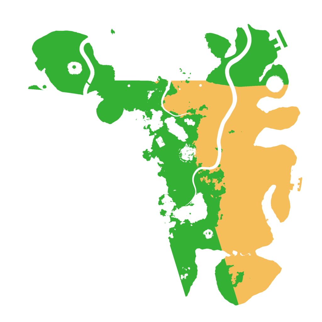 Biome Rust Map: Procedural Map, Size: 3500, Seed: 1669046776
