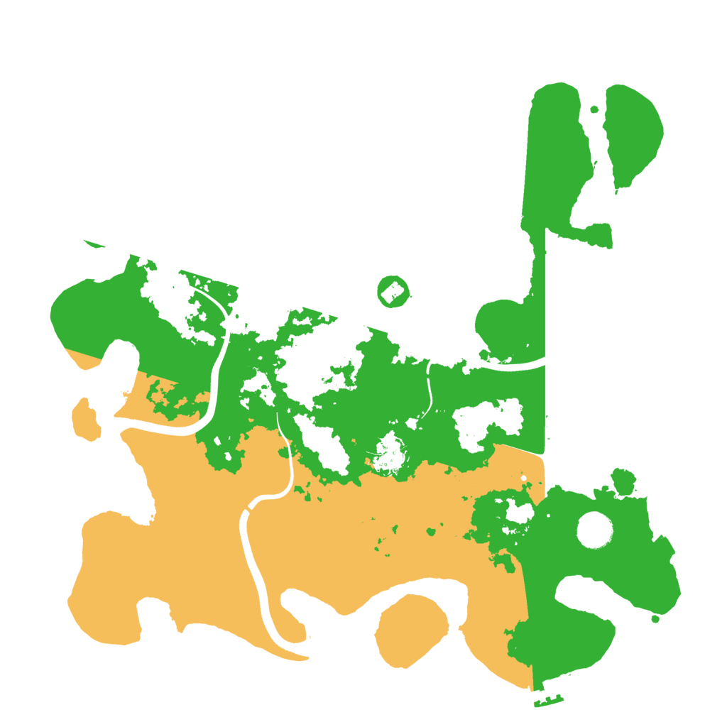 Biome Rust Map: Procedural Map, Size: 3700, Seed: 986738413
