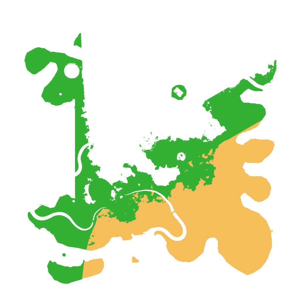 Biome Rust Map: Procedural Map, Size: 3500, Seed: 407904