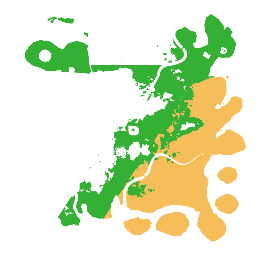 Biome Rust Map: Procedural Map, Size: 3750, Seed: 14892