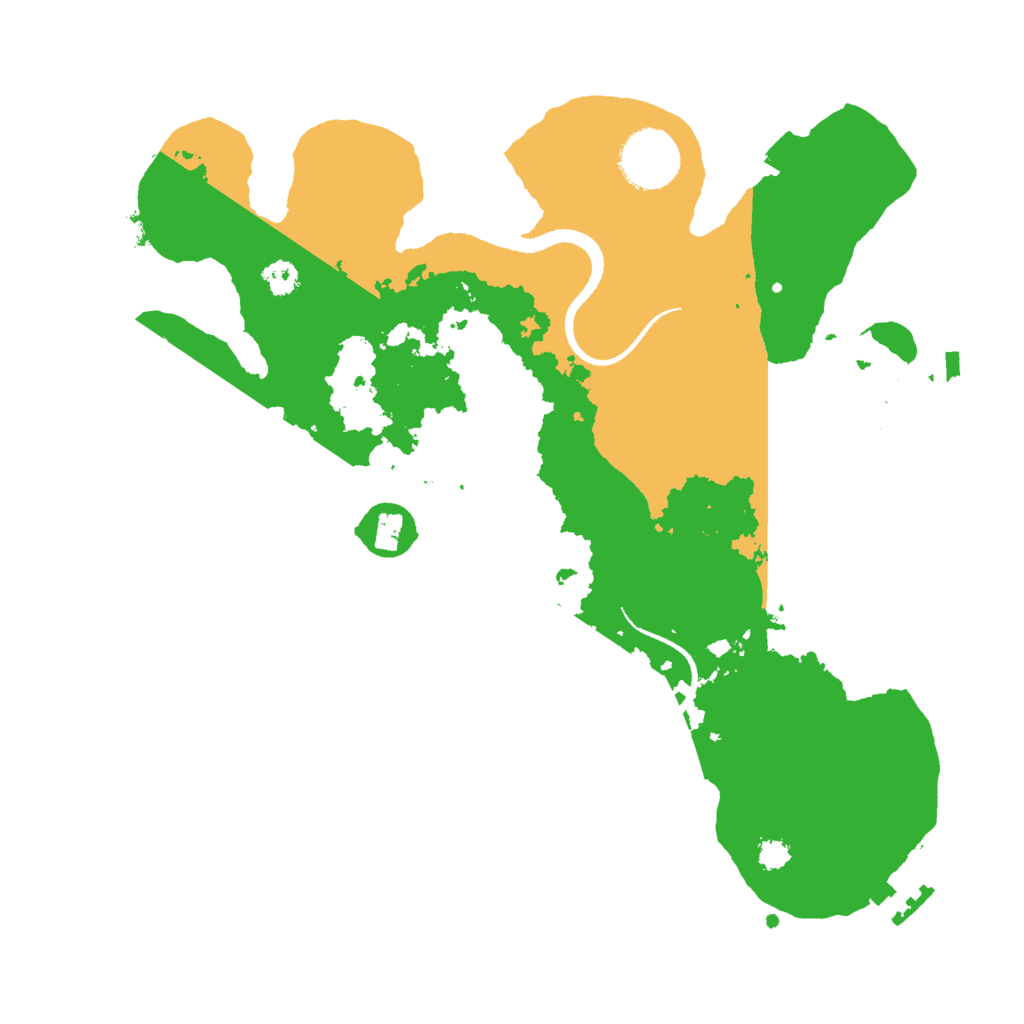Biome Rust Map: Procedural Map, Size: 3000, Seed: 1421127301