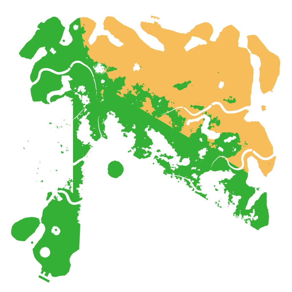 Biome Rust Map: Procedural Map, Size: 5000, Seed: 143263769