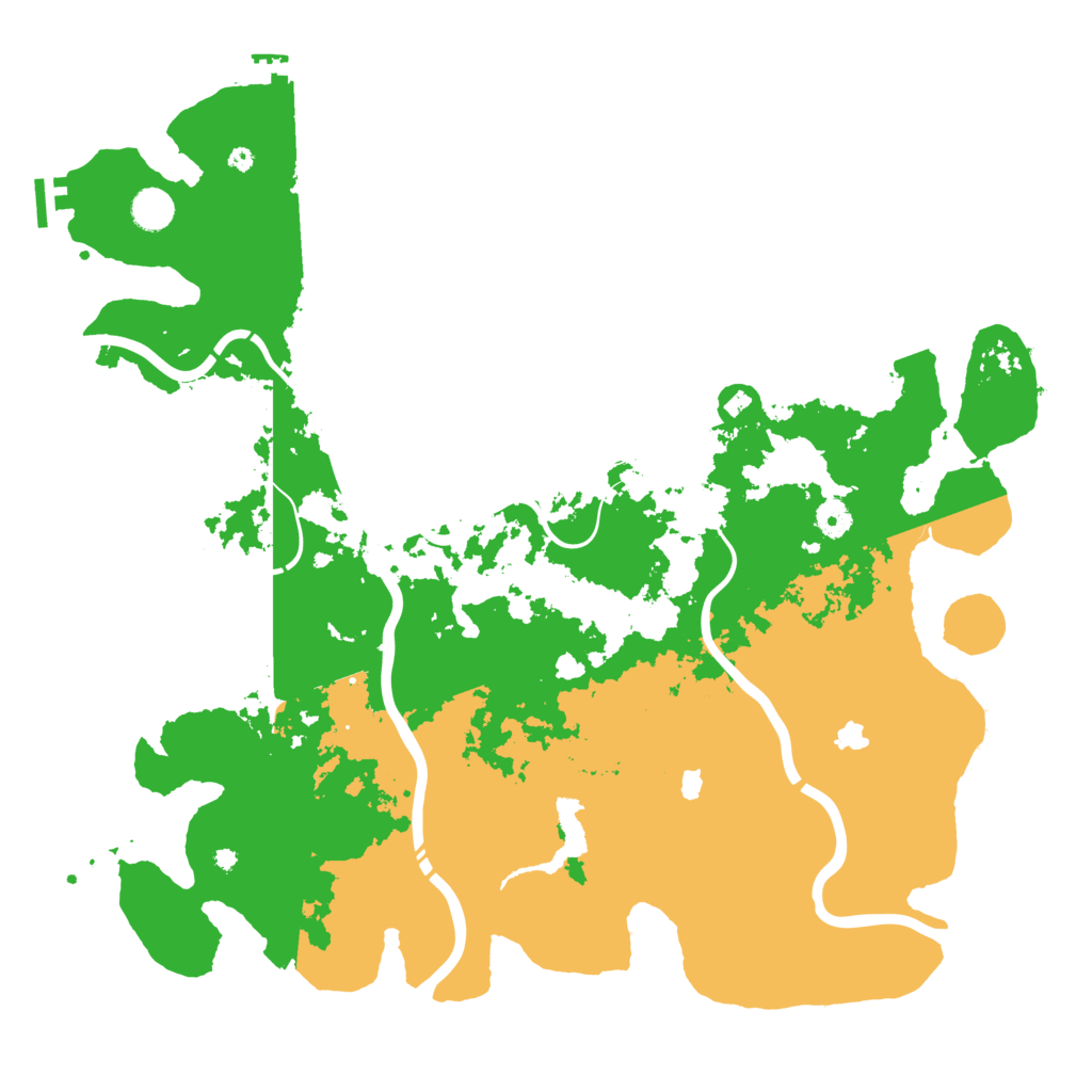 Biome Rust Map: Procedural Map, Size: 4500, Seed: 727697
