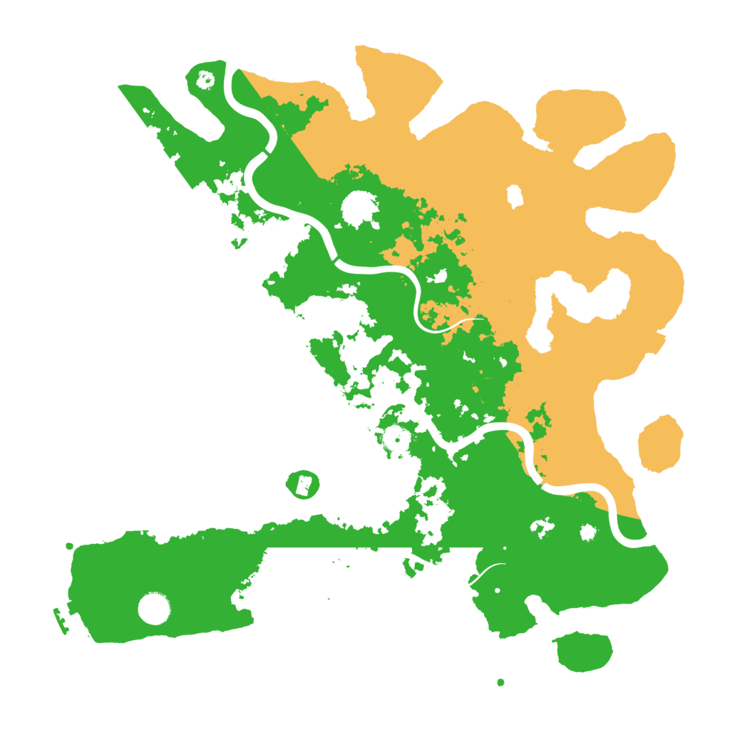 Biome Rust Map: Procedural Map, Size: 4000, Seed: 314843