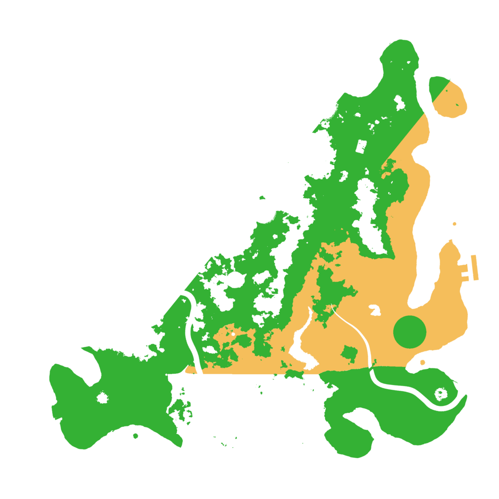 Biome Rust Map: Procedural Map, Size: 4000, Seed: 719128