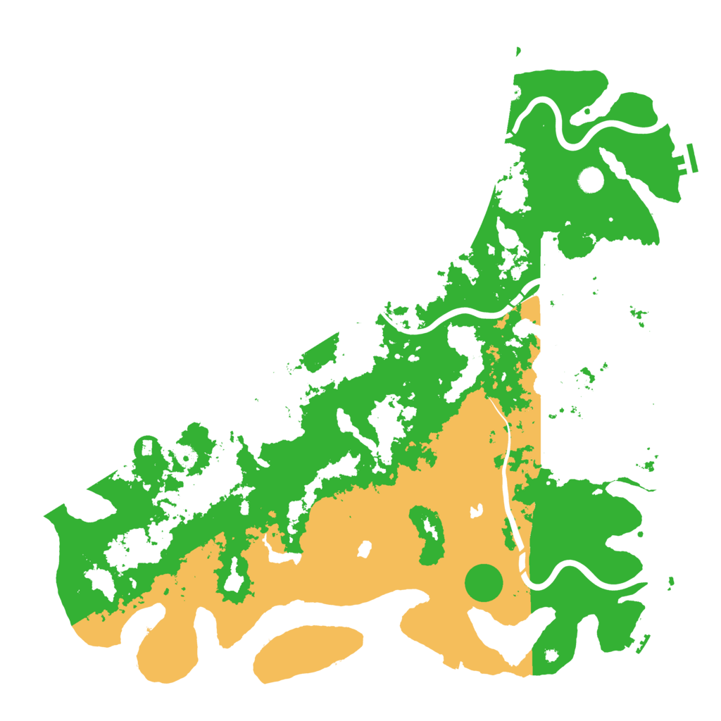 Biome Rust Map: Procedural Map, Size: 5000, Seed: 1659433445