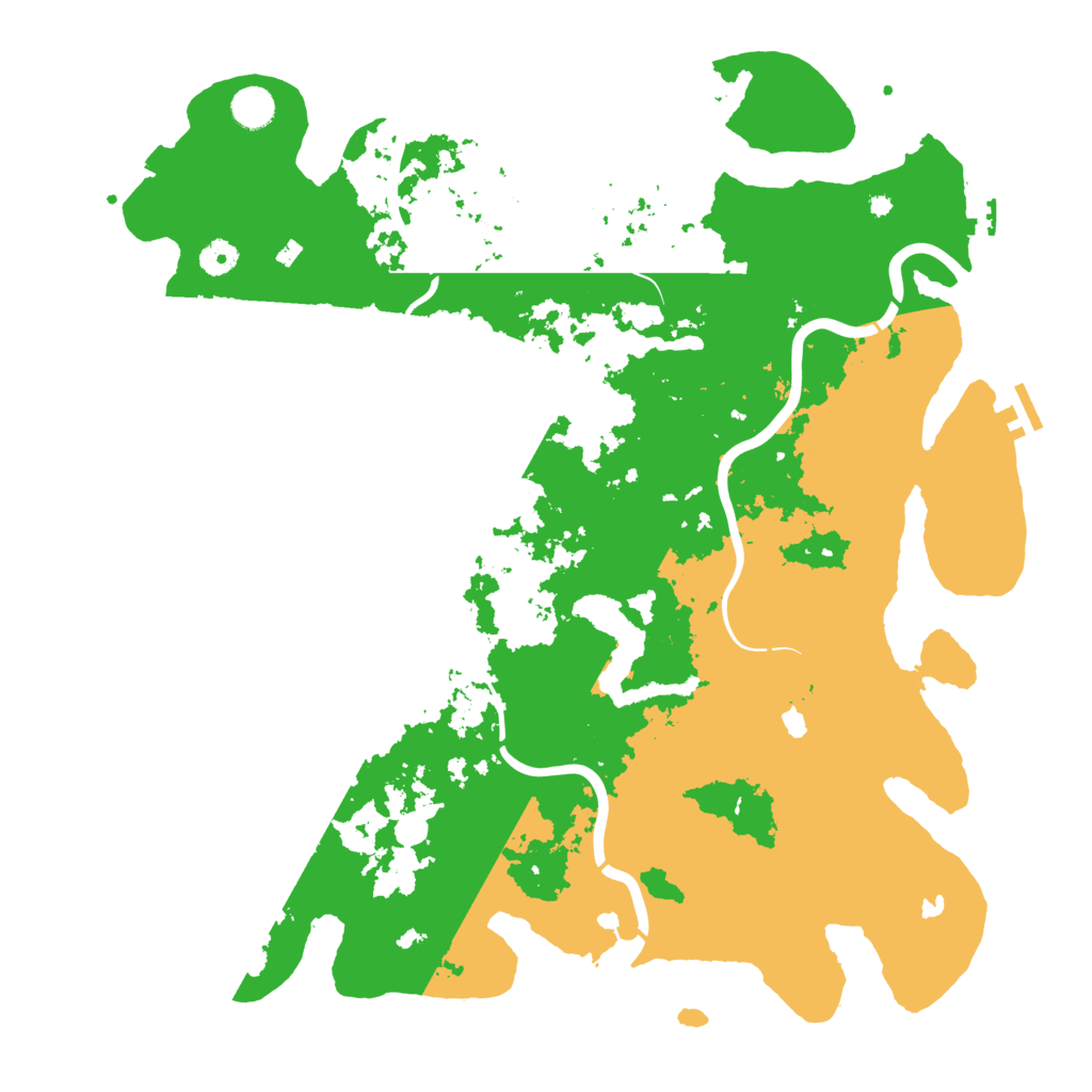 Biome Rust Map: Procedural Map, Size: 4500, Seed: 698311