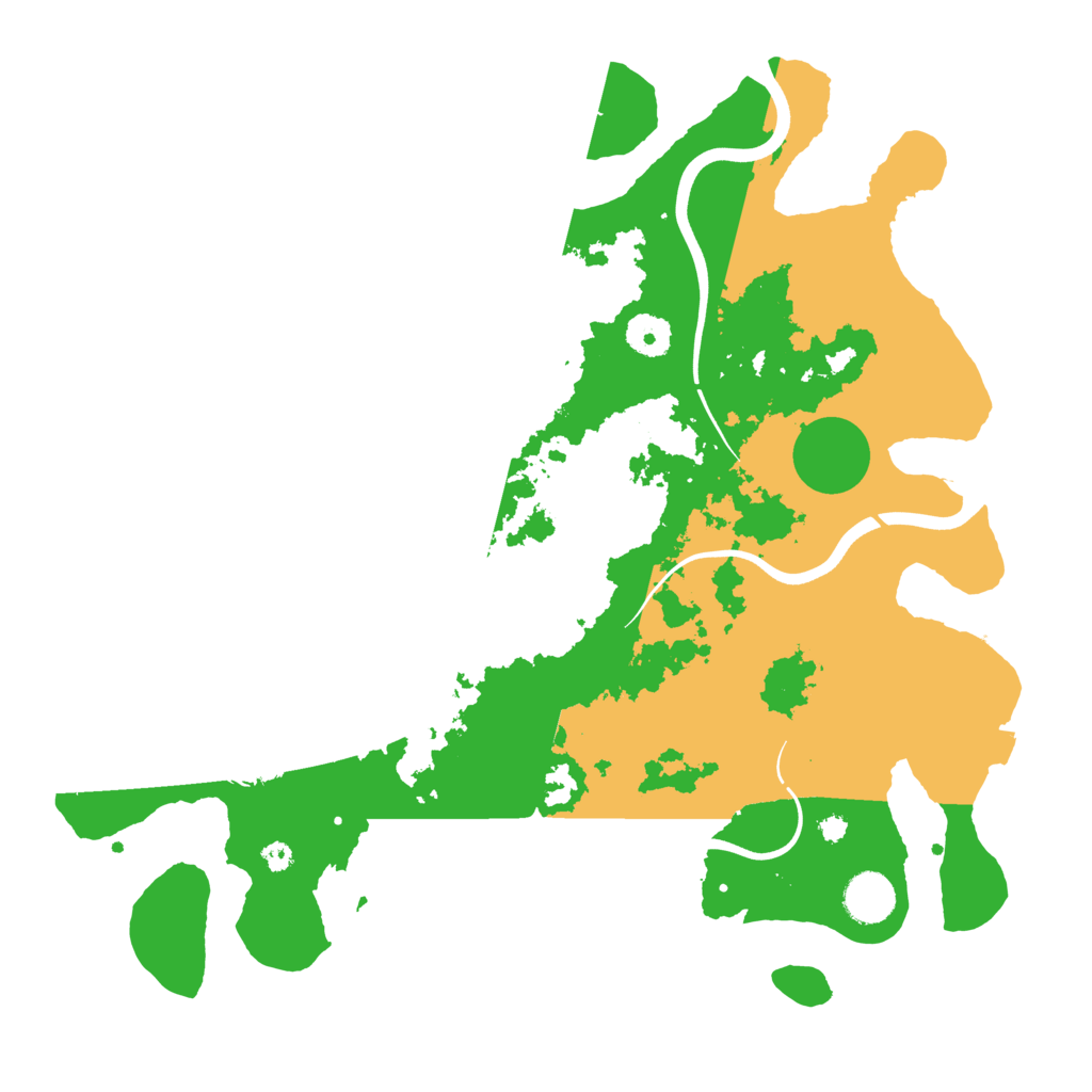 Biome Rust Map: Procedural Map, Size: 3750, Seed: 19524