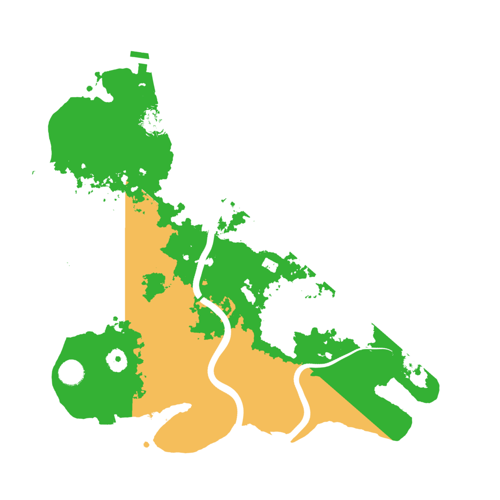 Biome Rust Map: Procedural Map, Size: 3500, Seed: 1180339144