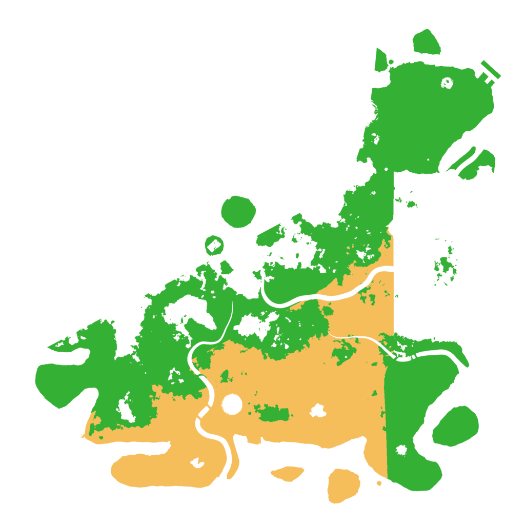 Biome Rust Map: Procedural Map, Size: 4500, Seed: 836609