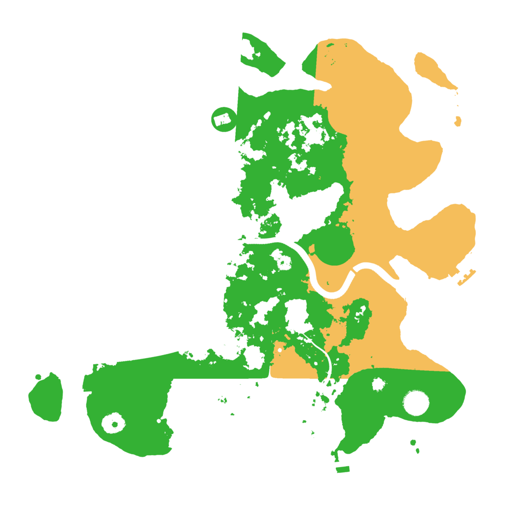 Biome Rust Map: Procedural Map, Size: 3500, Seed: 403335