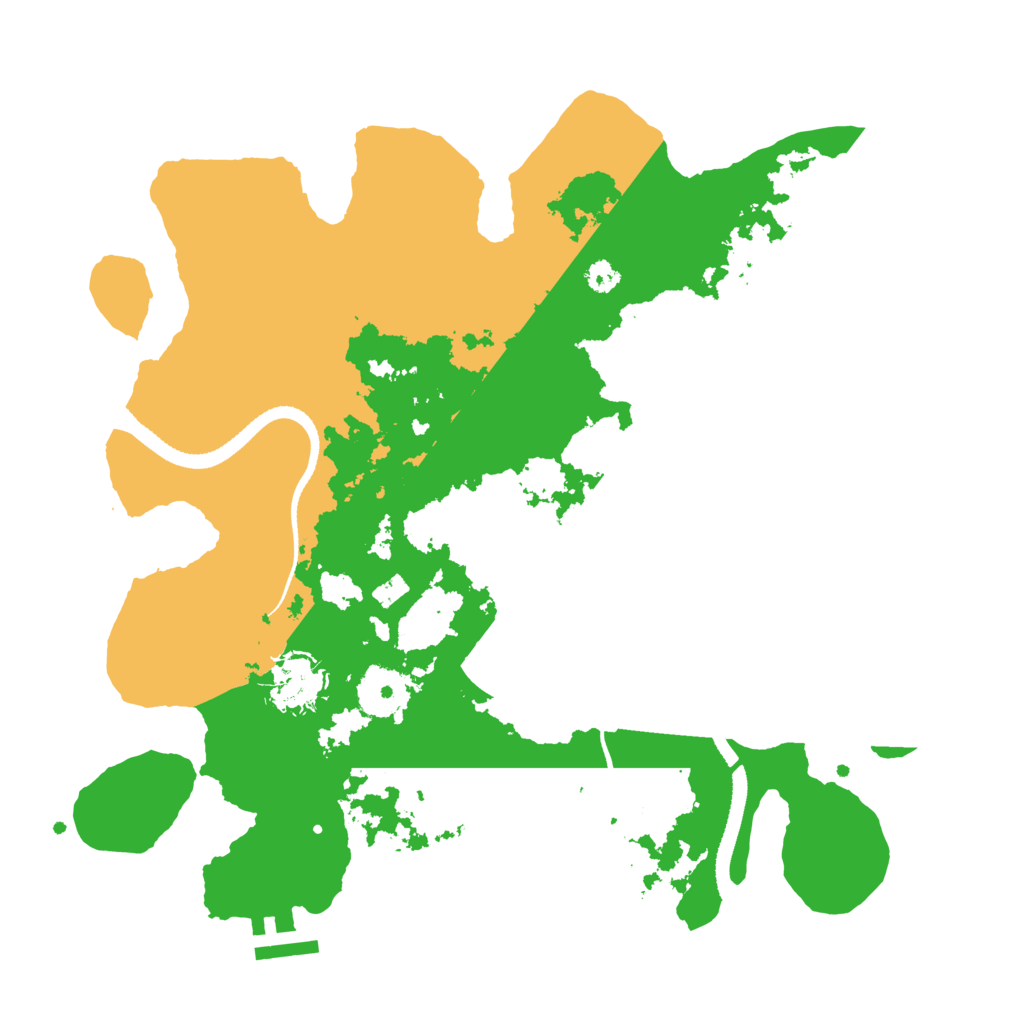 Biome Rust Map: Procedural Map, Size: 3250, Seed: 717515398
