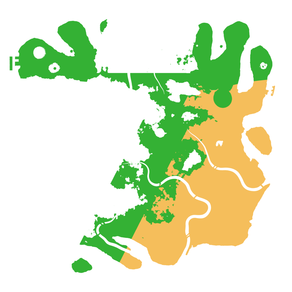 Biome Rust Map: Procedural Map, Size: 4250, Seed: 1113116661