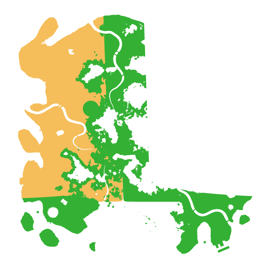 Biome Rust Map: Procedural Map, Size: 4500, Seed: 266399