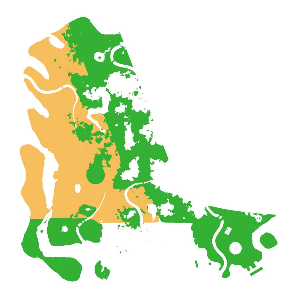 Biome Rust Map: Procedural Map, Size: 4250, Seed: 1134866890