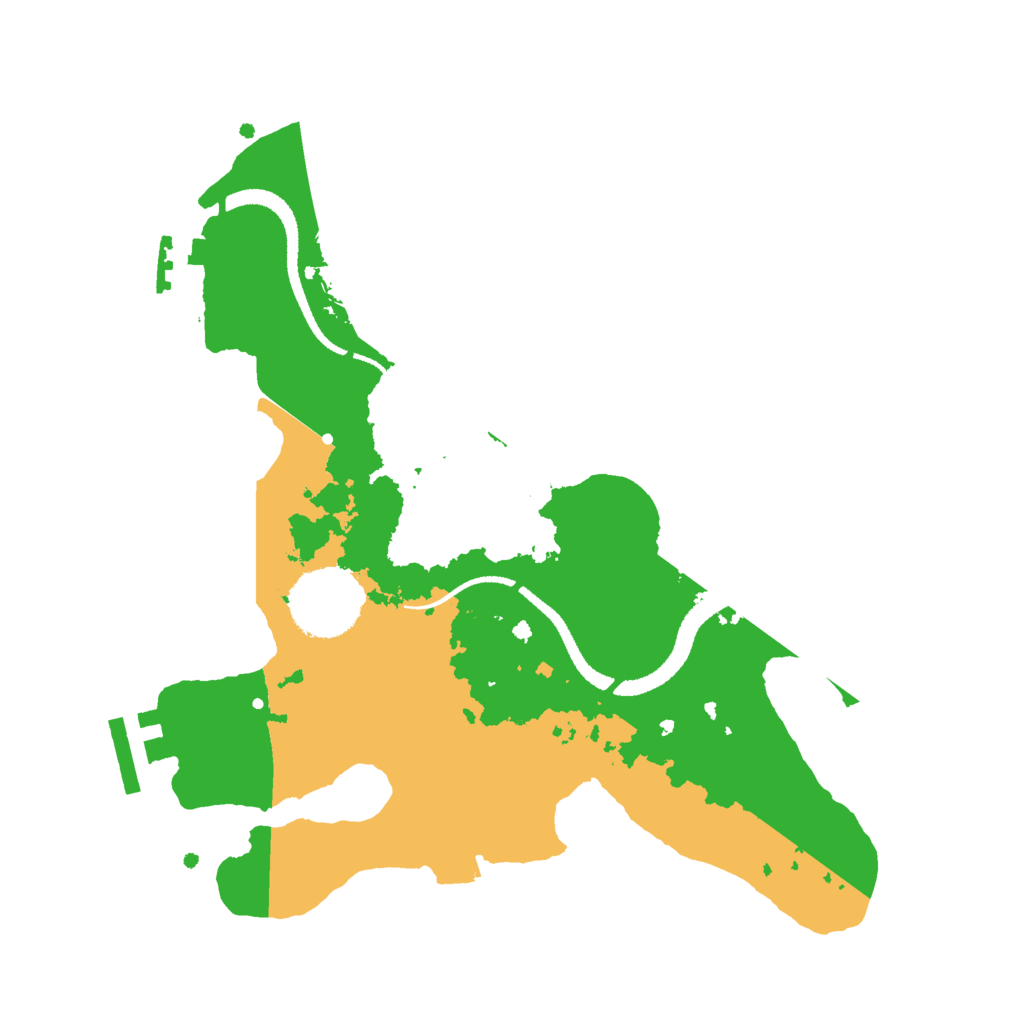 Biome Rust Map: Procedural Map, Size: 2700, Seed: 393341886